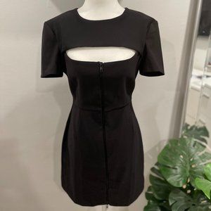 Zara Women's Zipper Cutout Mini Dress Size Medium *NWT*